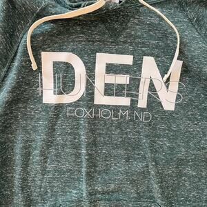 Jerzees men’s size 2 XL hoodie sweatshirt, lightweight.  Green.